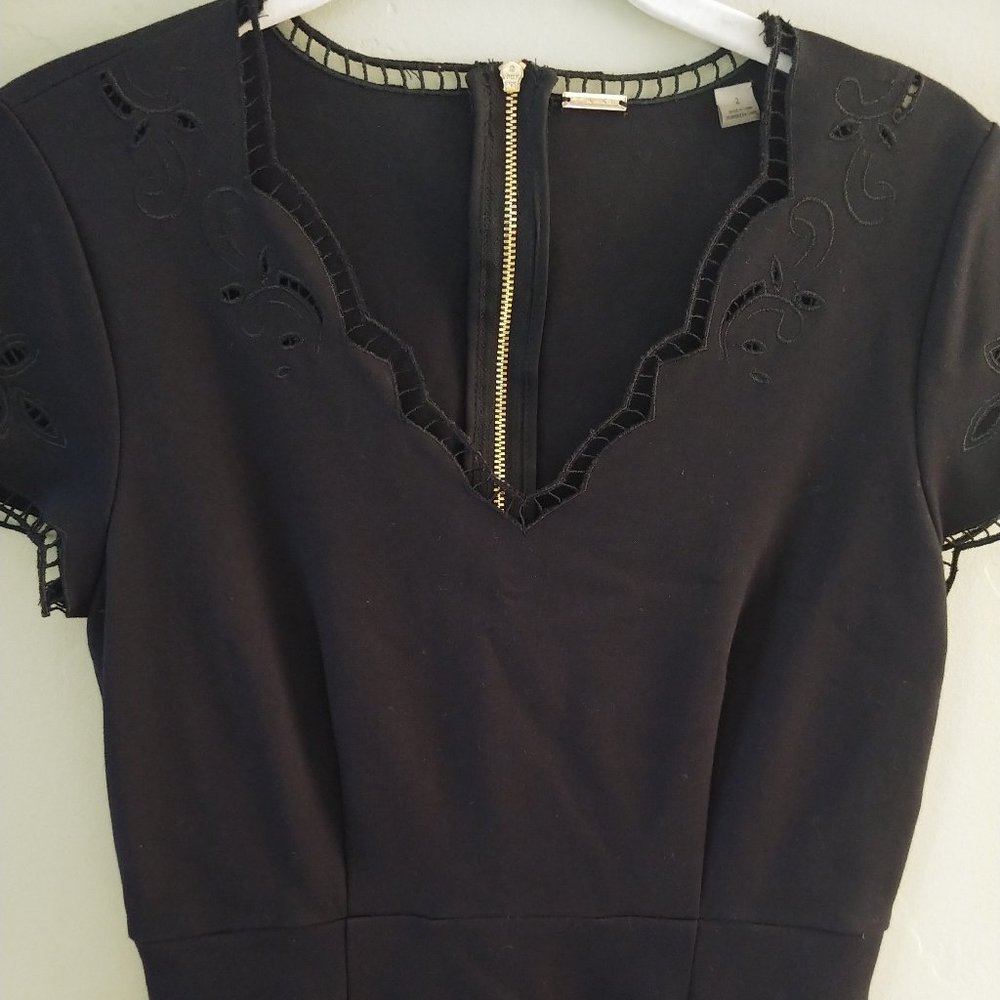 T Tahari Navy Dress